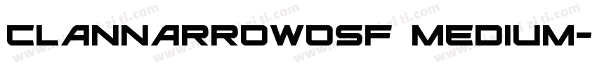 ClanNarrowOSF Medium字体转换